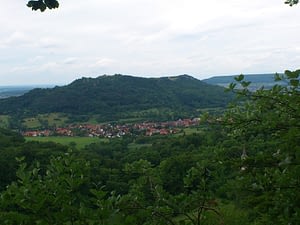 Das Wiesenttal am Fußm der "Walberla"